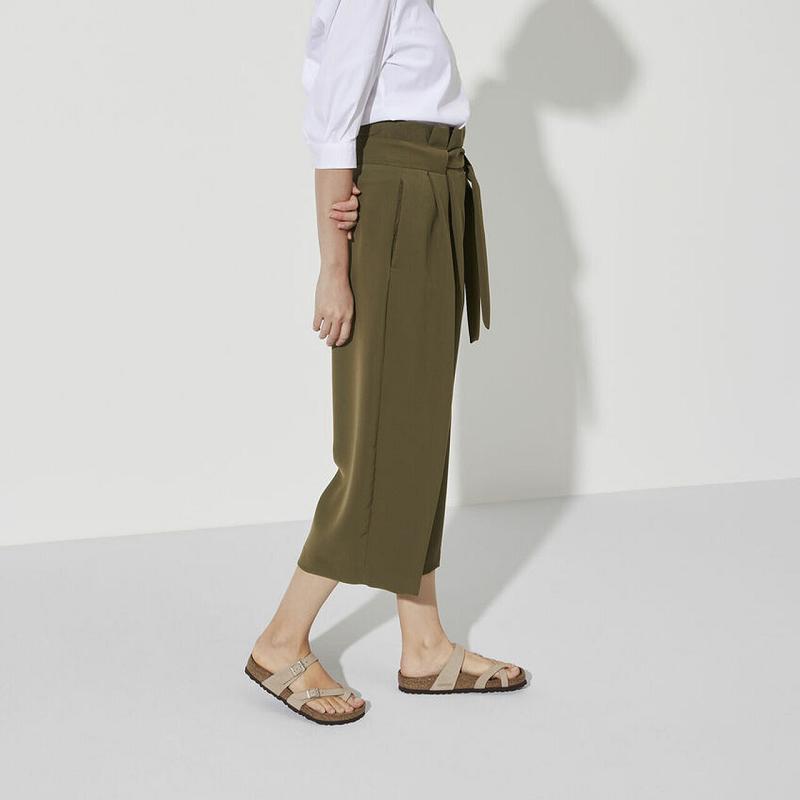 Birkenstock Soft Footbed Nubuck Lær Mayari Dame Brune | NO 136UZG